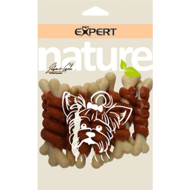 Pet Expert 60g kost kalciová s kuřecím masem 7cm dog